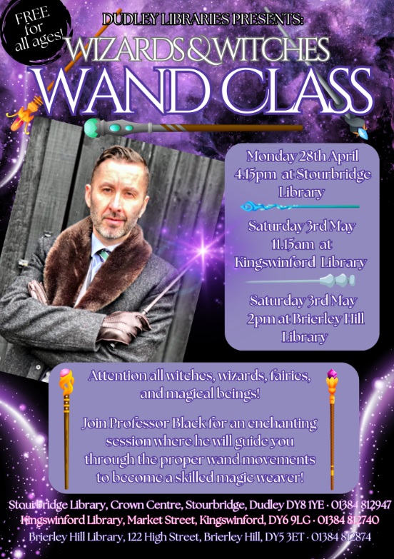 Kingswinford Library - Wizards and Witches Wand Class